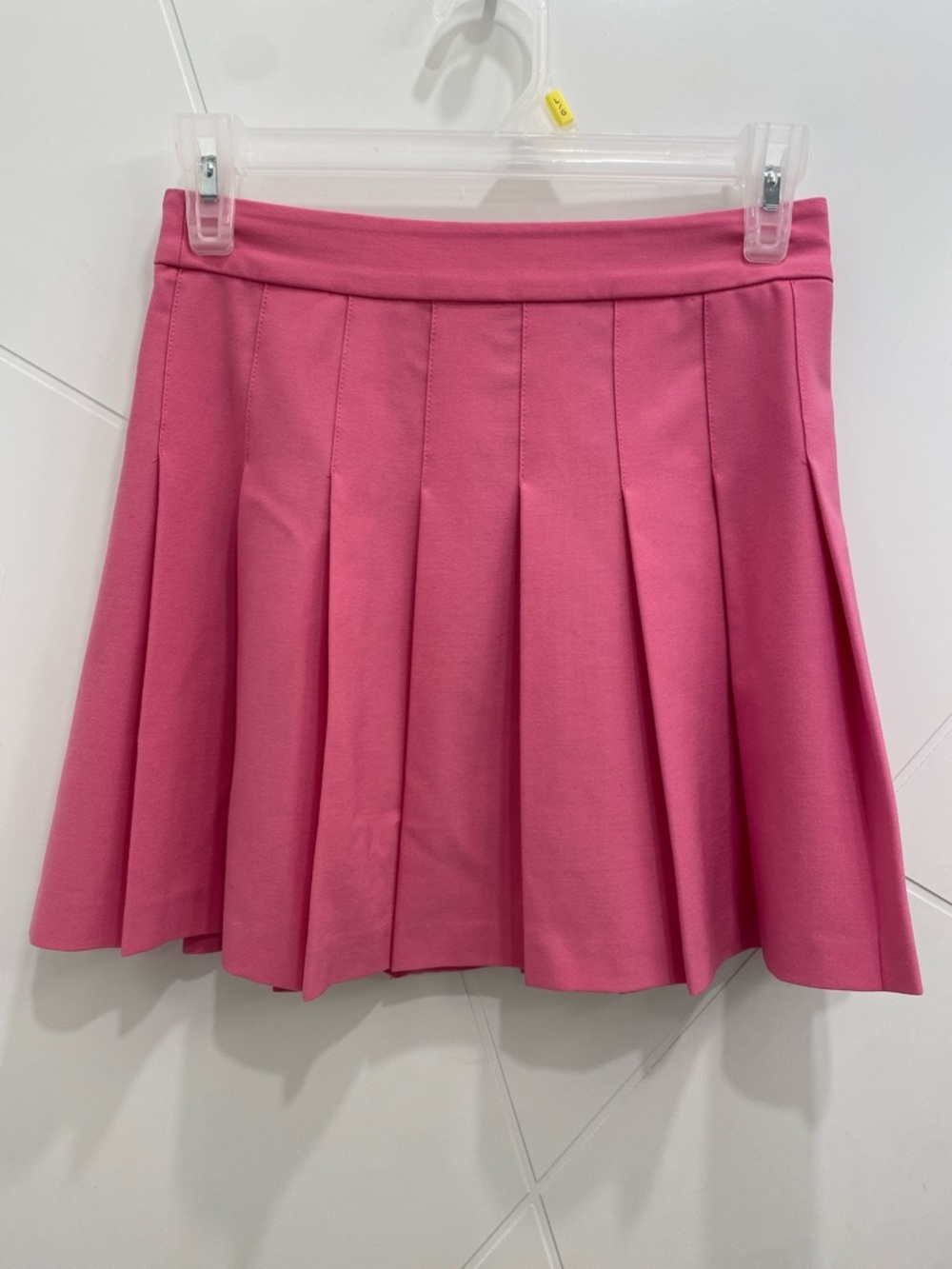 Outfit! Barbiecore Ruched Crop Top and Pink Pleated Tennis Skirt Size 0 Small - Picture 9 of 12